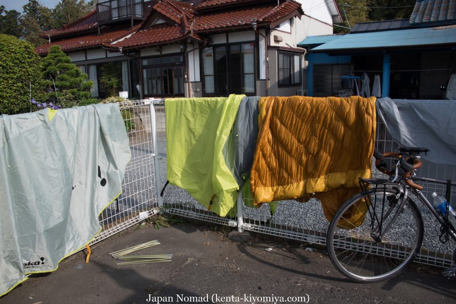 自転車日本一周35日目（ふたごの湯）-Japan Nomad (1)
