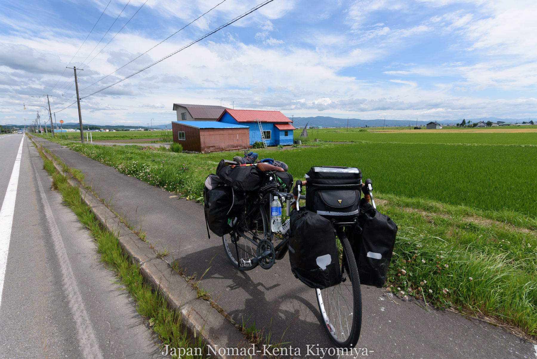 自転車日本一周80日目（留萌黄金岬）-Japan Nomad (11)