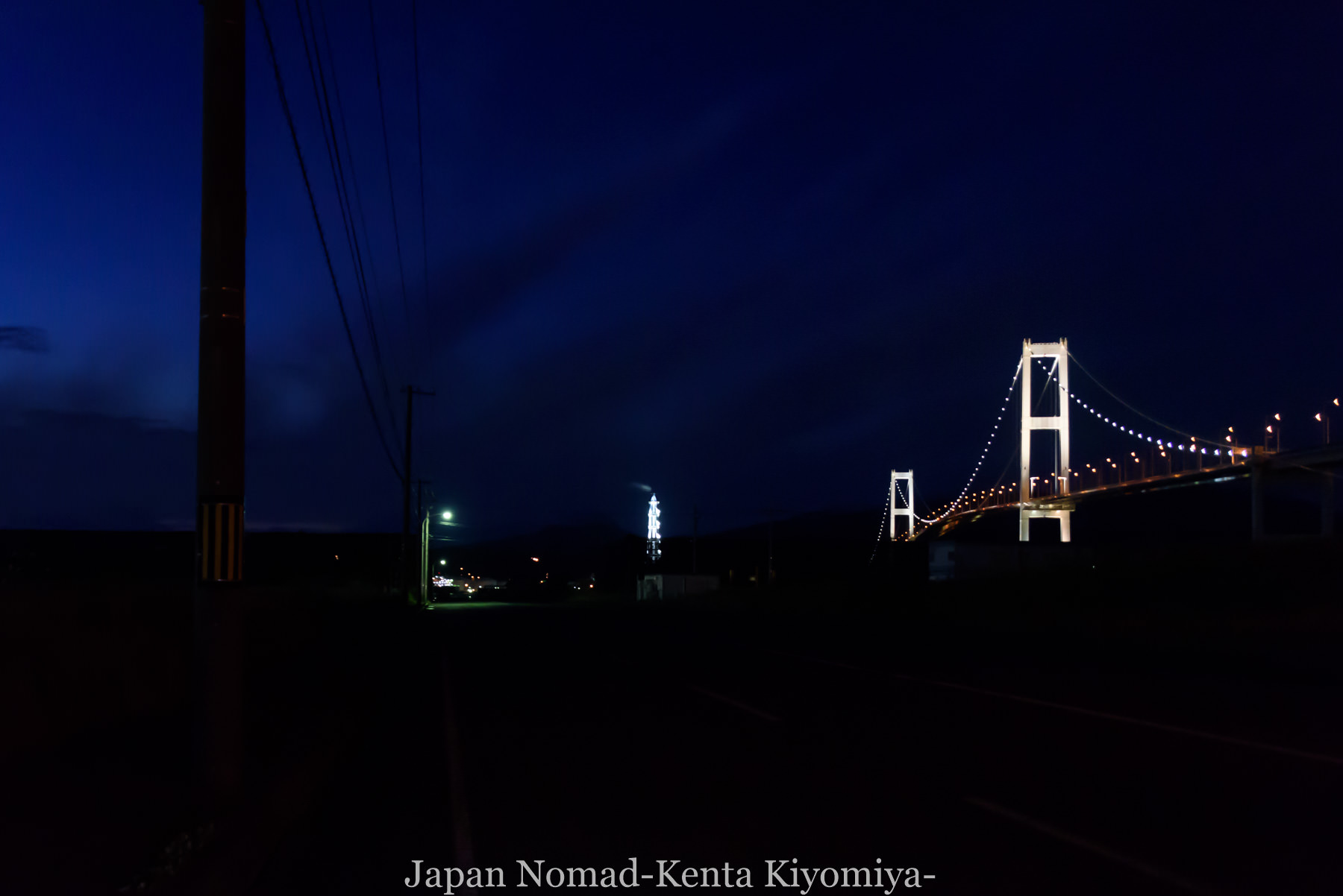 自転車日本一周114日目（地球岬、室蘭工場夜景）-Japan Nomad (19)