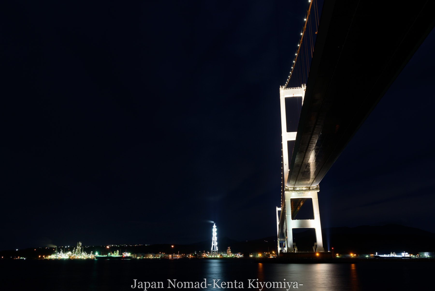 自転車日本一周114日目（地球岬、室蘭工場夜景）-Japan Nomad (21)